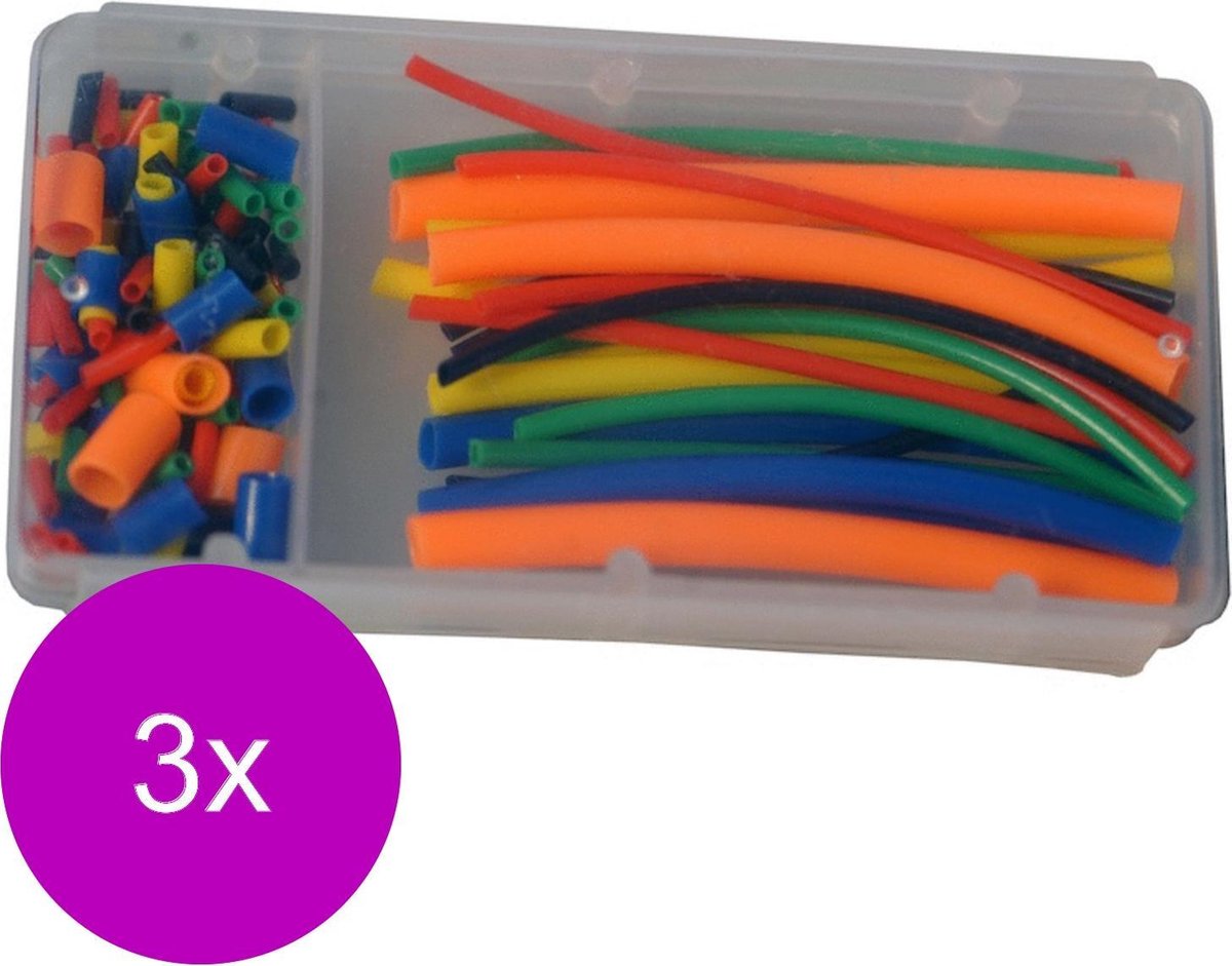 Albatros Assortiment Slang - Tuigen - 3 x Oranje Blauw Geel Allround