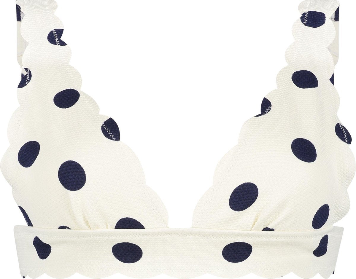 Hunkemöller Dames Triangle bikinitop Scallop Dot - maat M