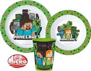 MINECRAFT ontbijtset - dinner set - bord