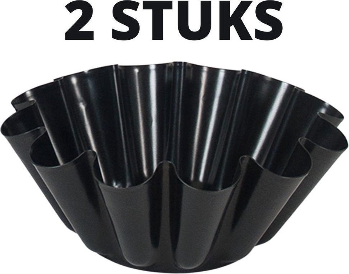 Orange85 Cakevorm - 2 Stuks - Bakvorm - 23 cm - Cakevormen Rond - Geribbelde bakvorm - Taartvorm