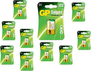 10 Stuks - GP Super Alkaline 6LR61/9V batterij