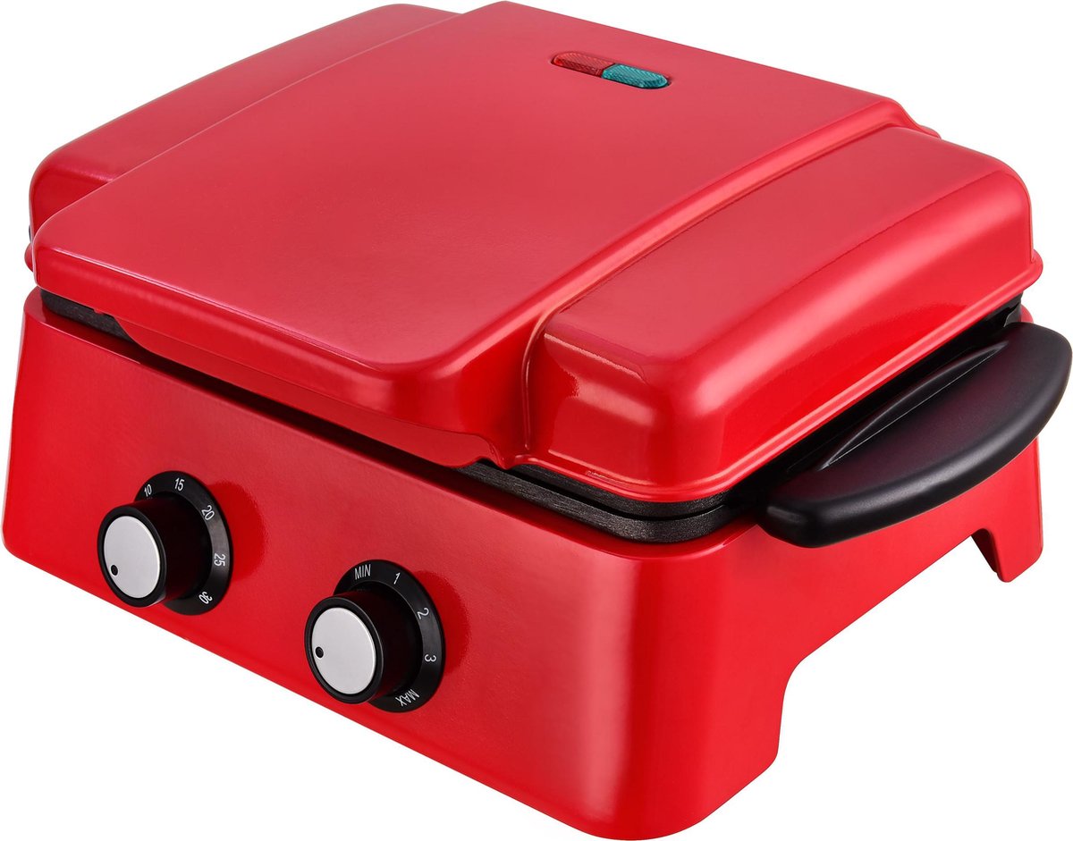 Team Kalorik TKG LCM 1002 RD - Lava-Cakemaker - 900 W - Rood