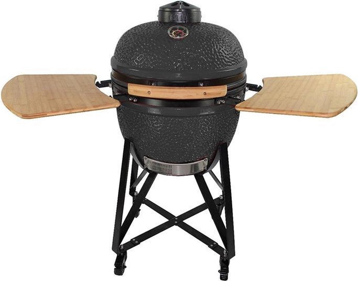 Kamado Grill Medium 20Inch Black Fonteyn