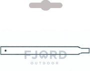 Campking tussendeel 19 mm 115/110cm veer/gat Pr