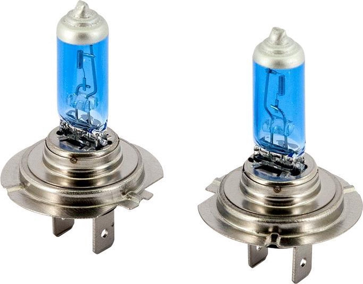 AutoStyle SuperWhite Blauw H7 - 12V - Halogeen Lampen - 2 stuks