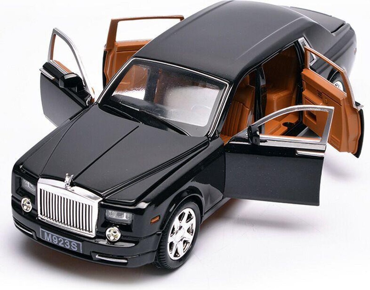 Rolls Royce Model Auto - Luxe Modelauto - Speelgoed Model - Schaal 1:24 - ZWART