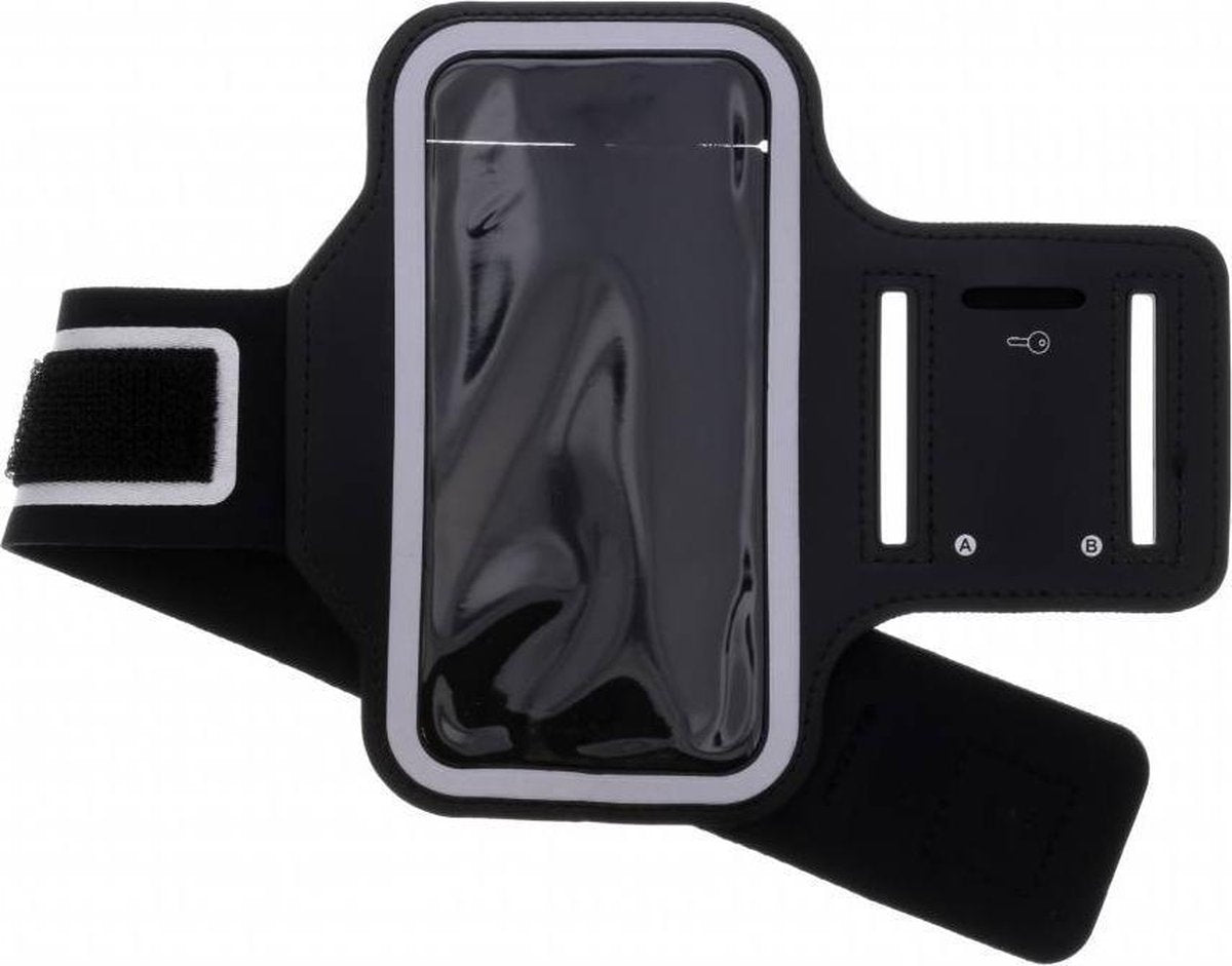 Zwarte sportarmband voor de Samsung Galaxy A9 (2018)