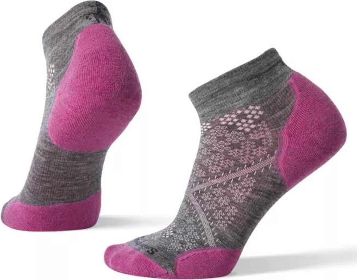 Smartwool PhD Run Light Elite Low Cut Meadow Mauve - Hardloopsokken Dames