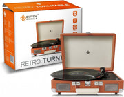 Platenspelers | Bruin | incl. Line in (AUX) | Ingebouwde stereoluidsprekers |3 snelheden |