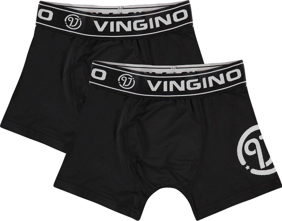 Vingino jongens boxershorts 2-Pack Hydro 72505  - 128  - Zwart