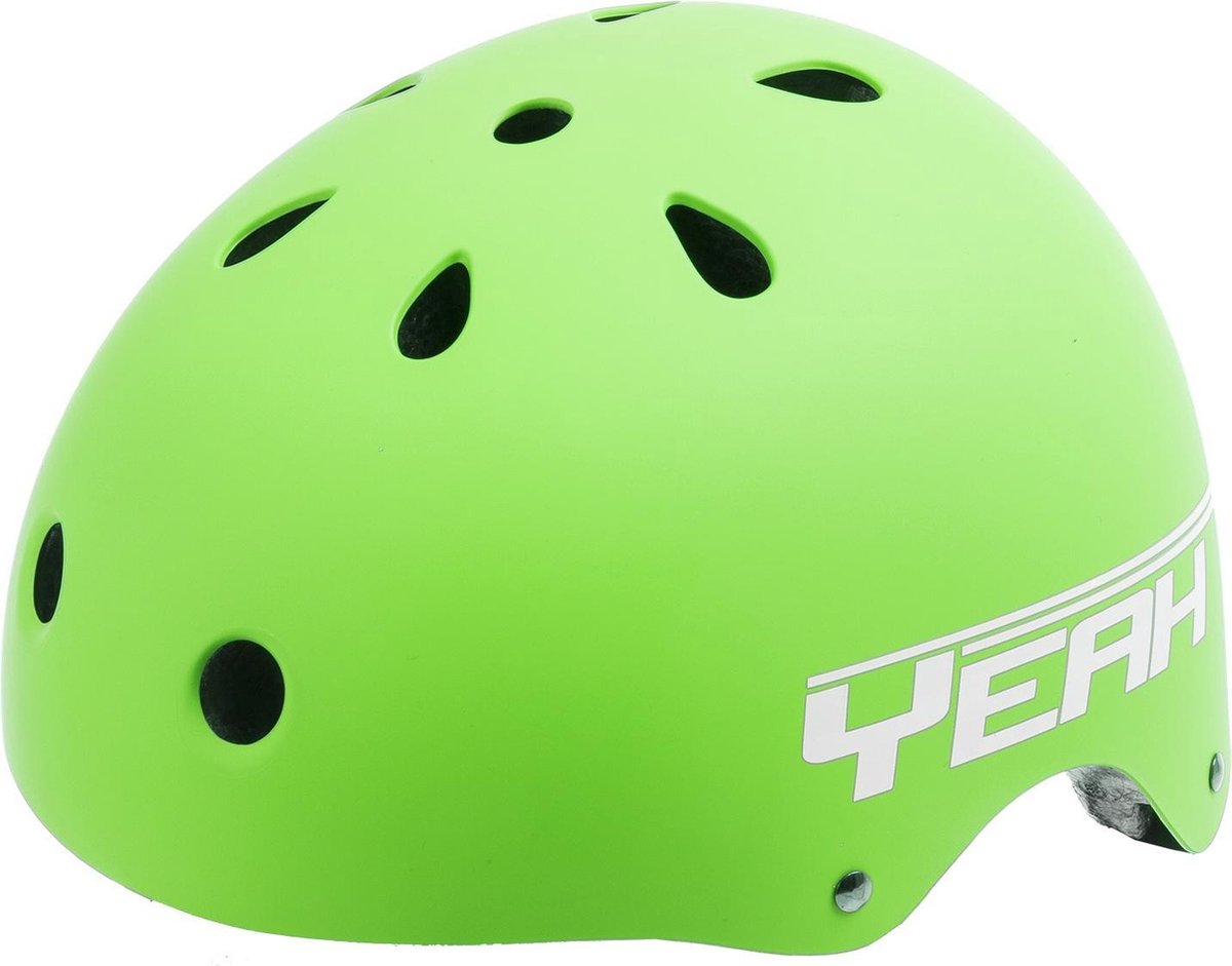 Ventura Freestyle Bmx Helm Mat Groen Maat L (58-61 Cm)