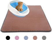 Kattenbakmat – Grit Opvanger – Schoonloopmat – Katten Mat – Matje Voor Kattenbak – 40X50CM - Bruin