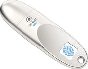 LUXWALLET® Infinity Series - Vingerafdruk 128GB USB 3.0 Stick Kluis AES256 Encryptie + Luxe Pouch - Voor Macbook en Windows