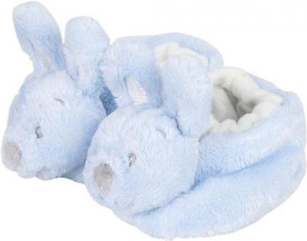 Vib slofjes konijn blauw
