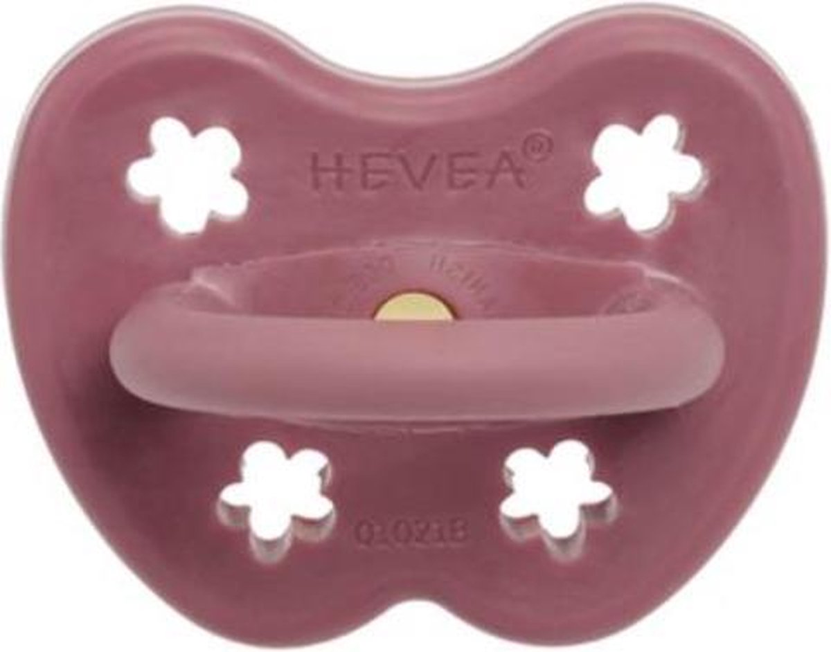 HEVEA | Speen Rond | Rosewood | 3-36 maanden | Natuurrubber