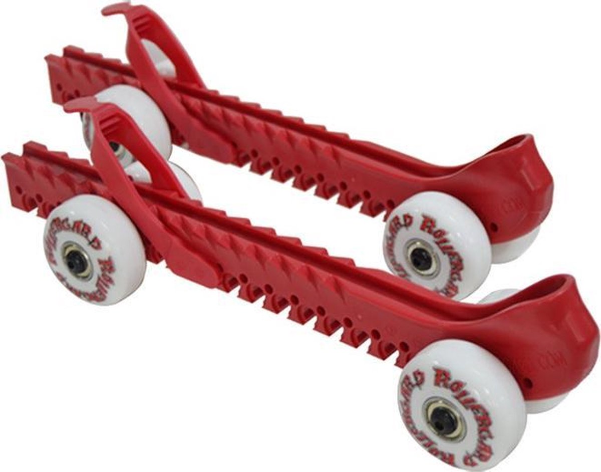 Rollergard Schaatsbeschermers Met Wielen 2 Stuks Rood
