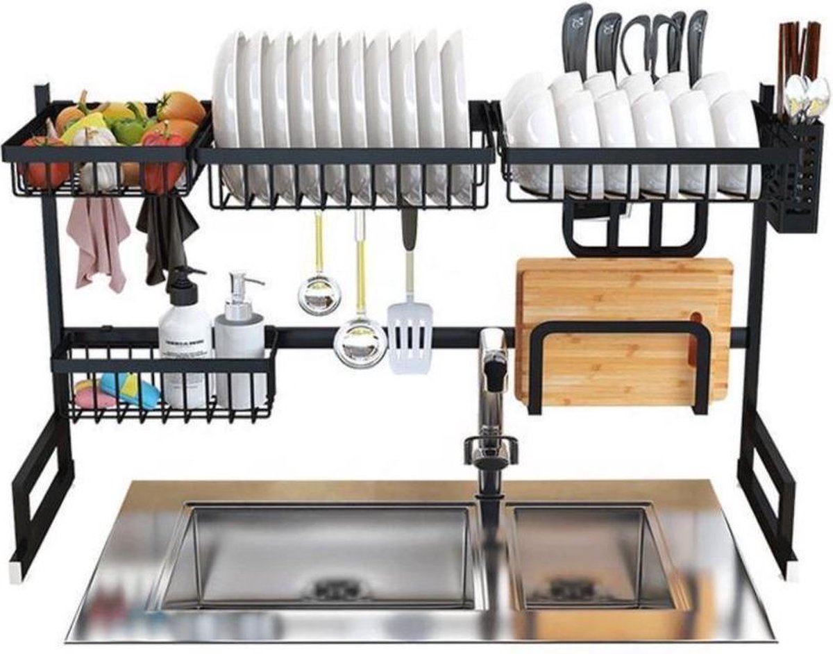 Dexters® Afdruiprek - Afdroogrek - Keuken opslag - Over de wasbak - 85cm