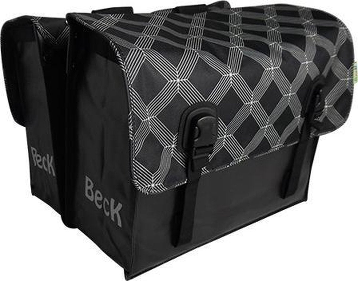 BECK Classic Black Diamonds Dubbele Fietstas 46 Liter