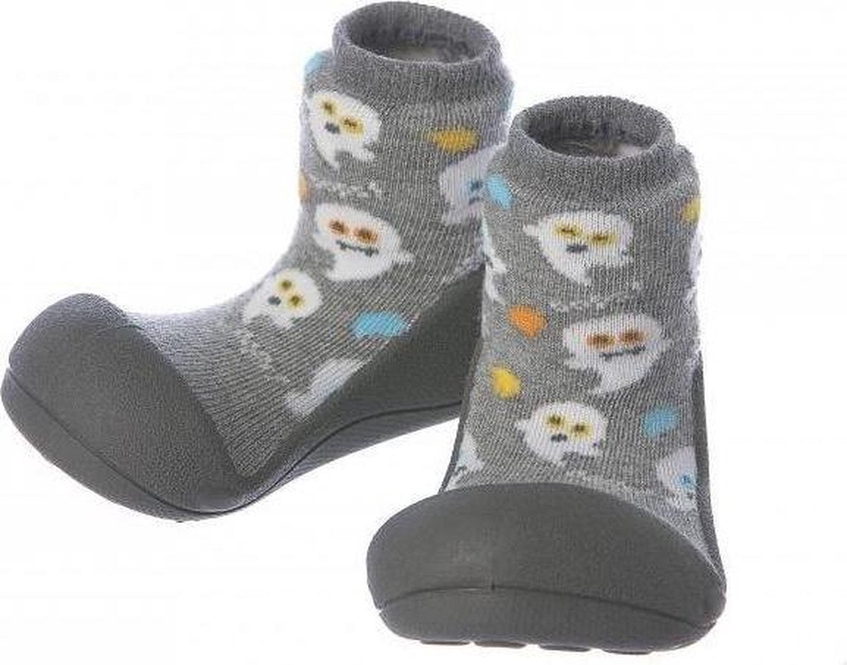 Attipas Halloween grijs babyschoenen
