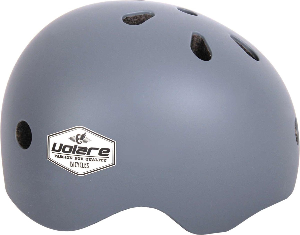 Volare Fietshelm - Kids - Grijs - 51-55 cm