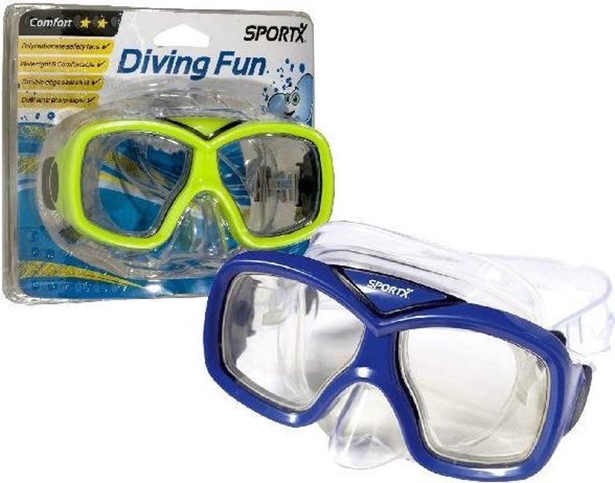 SportX  Jr Zwemmasker Comfort Assorti
