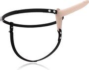Fetish submissive silicone strap-on flesh 15cm.
