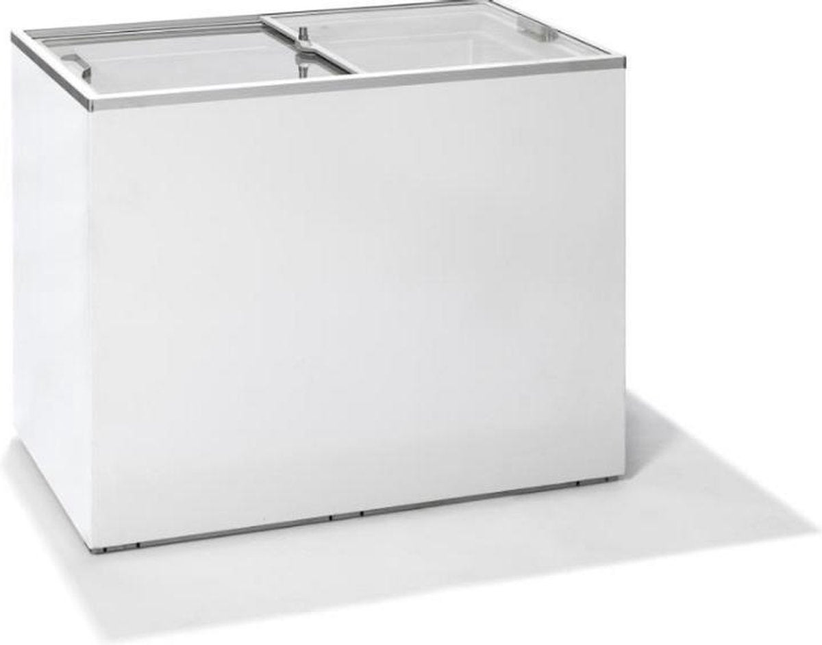 Cooldura Koelkist met glazen schuifdeksel - Model S3M - 258 L