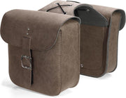 Leren zadeltassen voor diverse modellen motoren 27.5 x 12 x 30 centimeter
