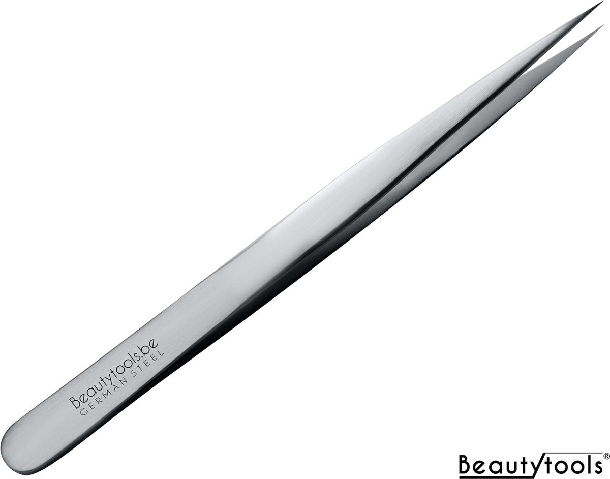 Beautytools PRECISION Puntpincet/Rechte Pincet (puntig) (14 cm) - (PT-0966)