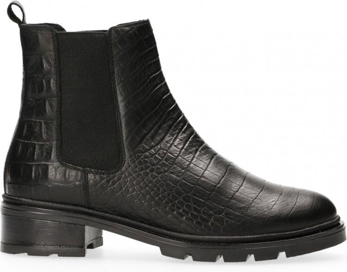 Van Dalen  - Chelsea Laars Leer - Womens - Black - 40