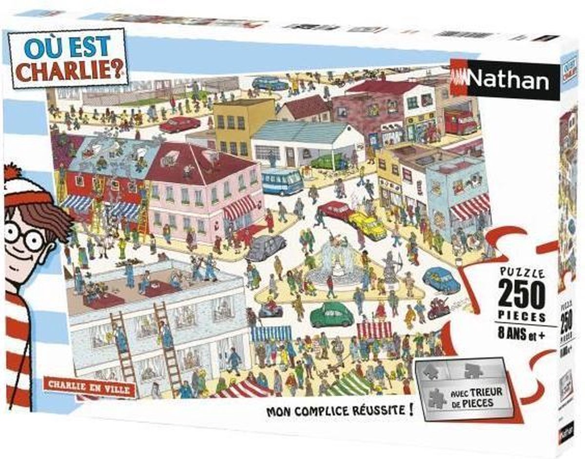 RAVENSBURGER Puzzel 250 p - Charlie in de stad / Waar is Charlie?