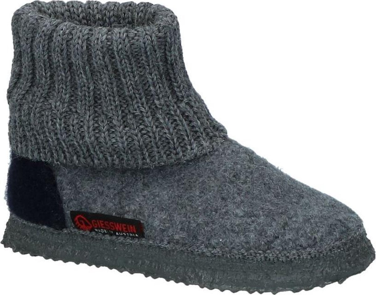Giesswein Sloffen - Maat 34 - Unisex - grijs