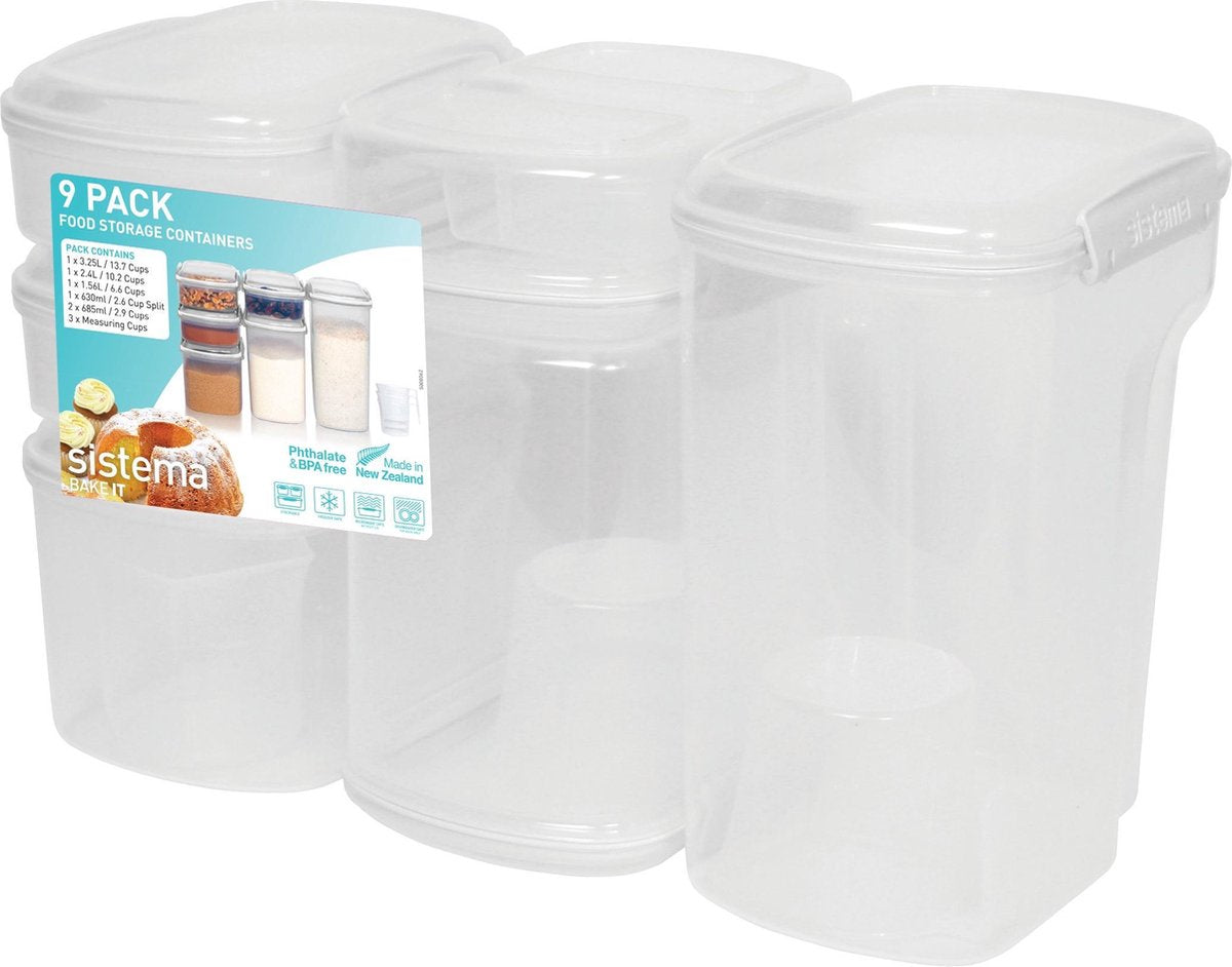 Sistema Bake It Vershouddoos - Set - 9 Delig