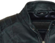 Versano Atlanta Leren Dames Bikerjack Dames Jas L - Blauw