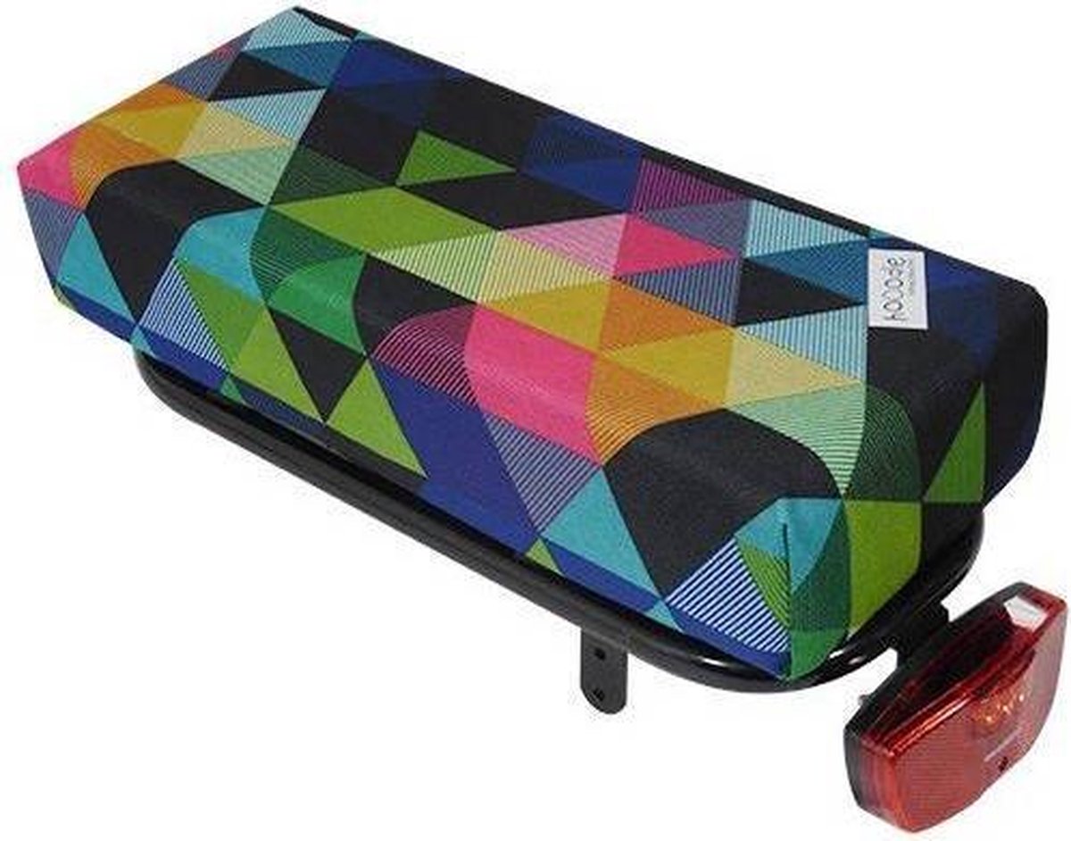 Hooodie Big Cushie Colored Triangles - zacht en opvallend