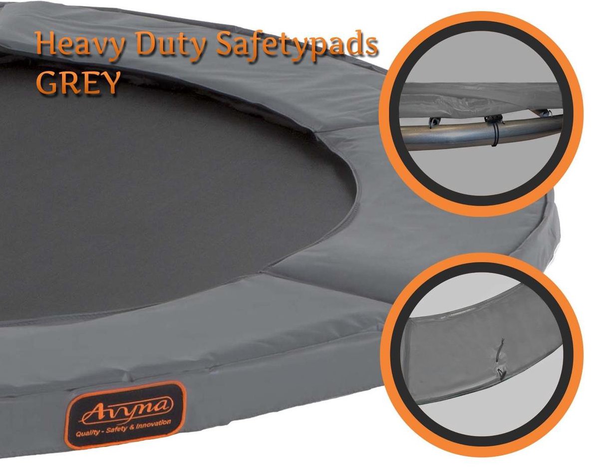 Universele Avyna beschermrand 245cm (08 ft) - Heavy Duty 0.6mm - grijs
