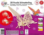 Houten 3D Puzzel Vlinder