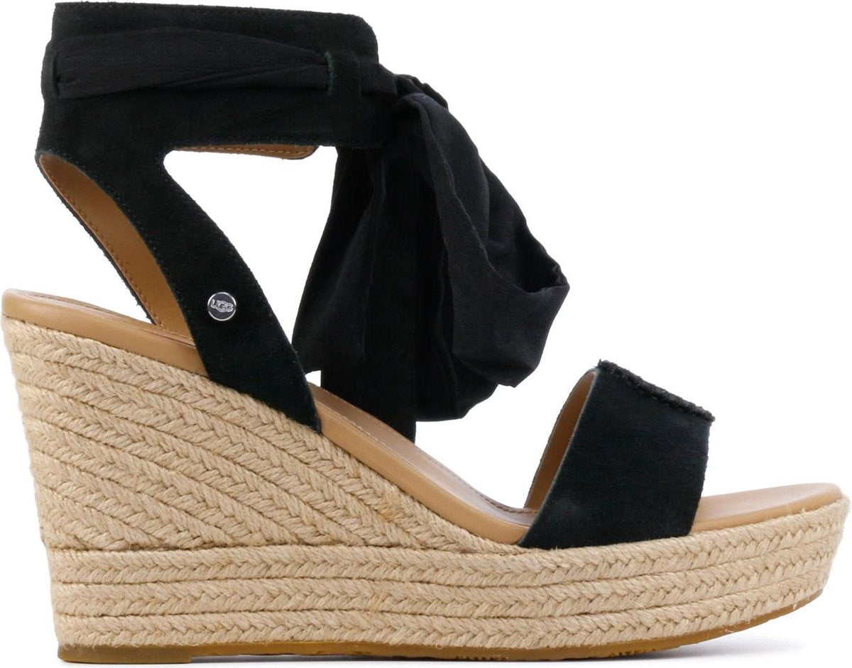 UGG Vrouwen Leren  Sandalen / Damesschoenen Wittley - Zwart - Maat 40