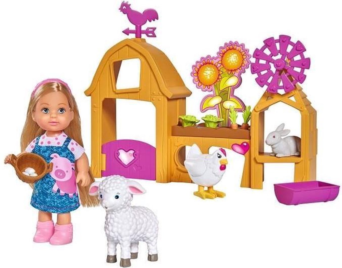 SIMBA Evi Love Child Doll Evi op de boerderij