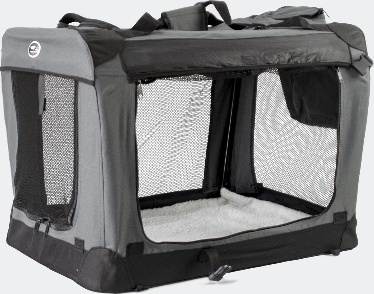 Innopet Carrier Opvouwbare Bench - 102x69x69 cm - Nylon - Grijs
