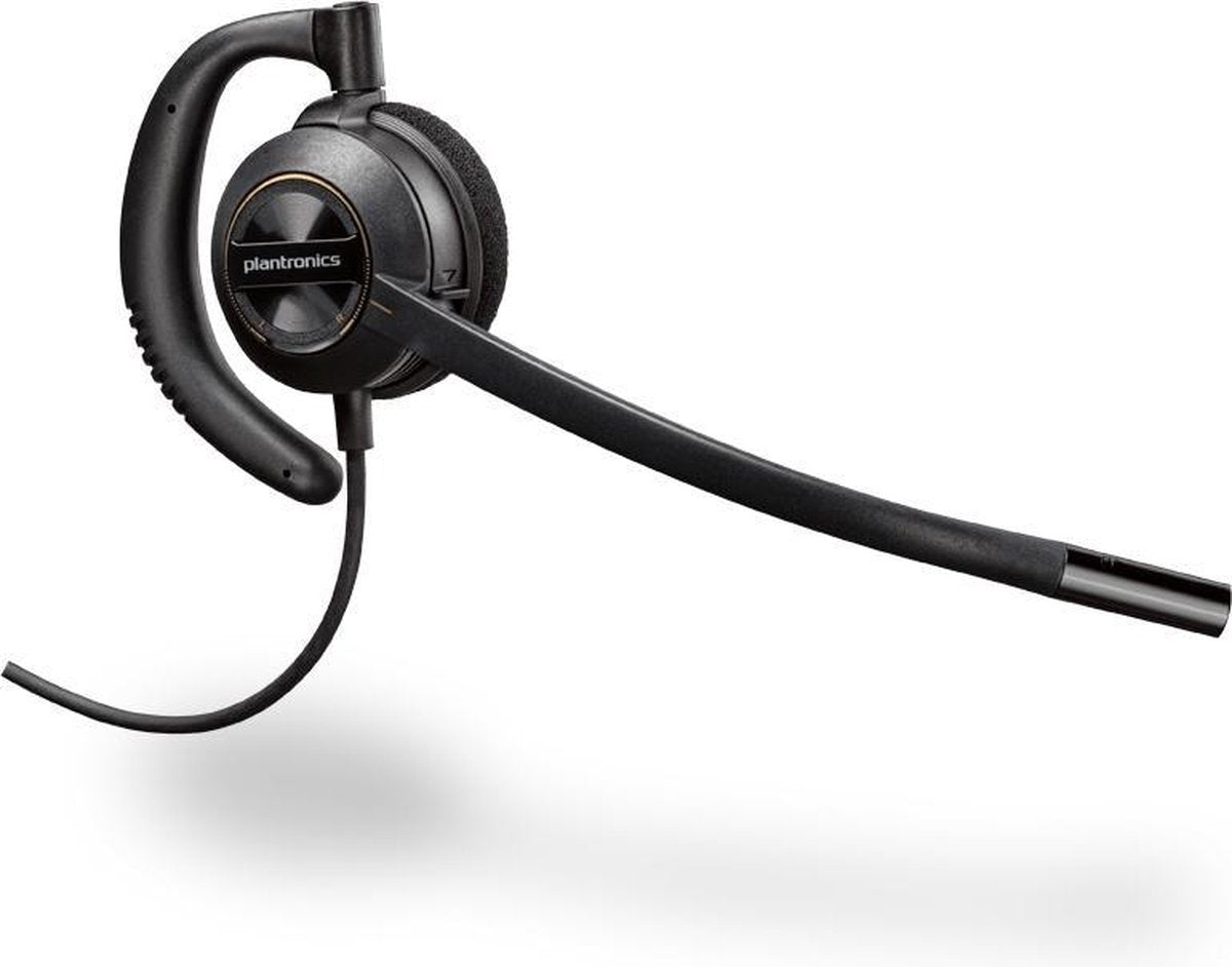 POLY EncorePro 530 Headset oorhaak Zwart