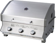 CADAC Meridian Inbouw Gasbarbecue - 3 Branders - RVS
