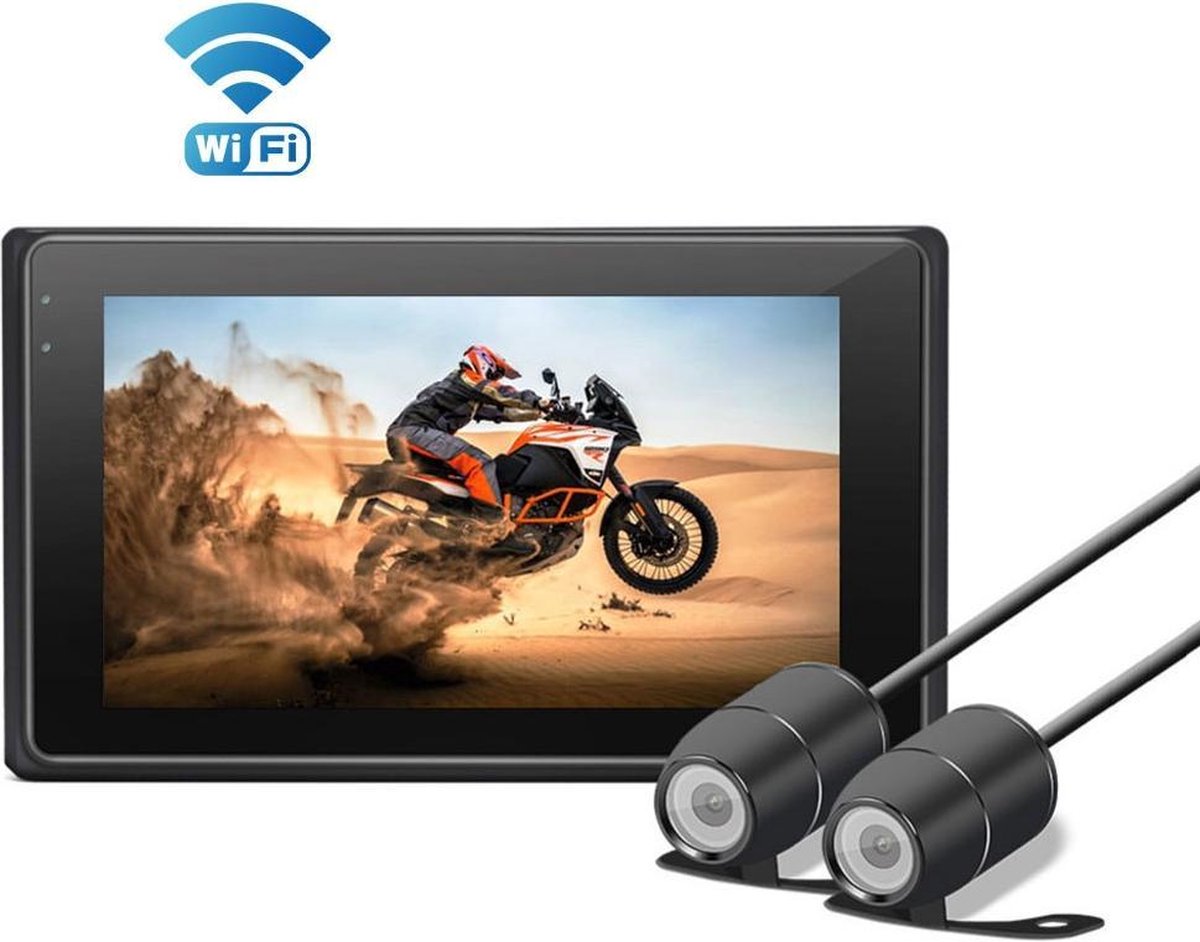 Motocam M2F Wifi 2CH Dual FullHD motor dashcam