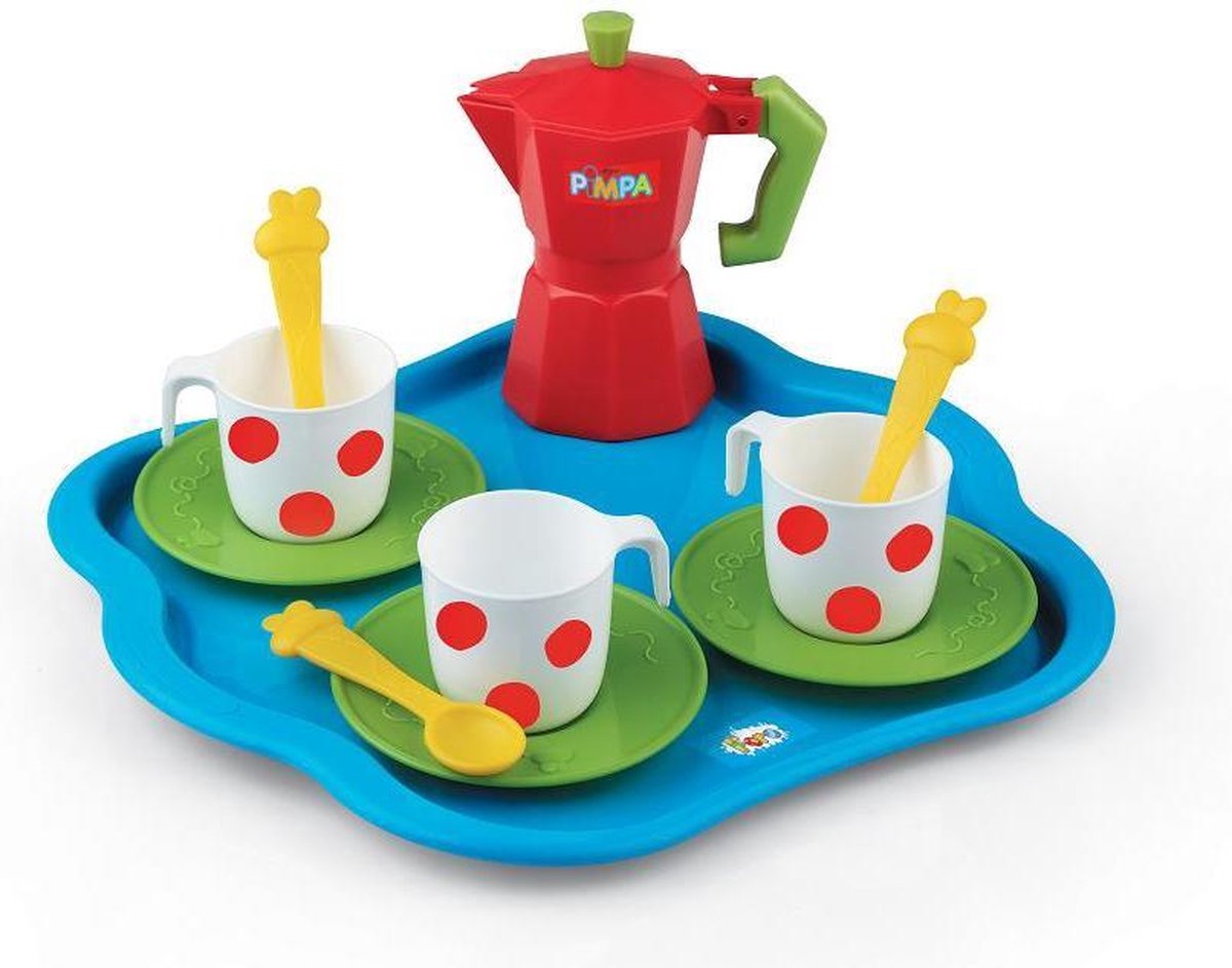 Pimpa Koffieset met Dienblad voor kinderen