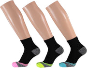 Xtreme Runningsokken Katoen/polyamide Zwart 3-pak Mt 39/42