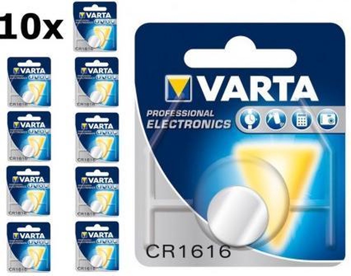 Varta CR2430 280mAh 3V Professional Electronics Lithium knoopcel batterij - 10 Stuks