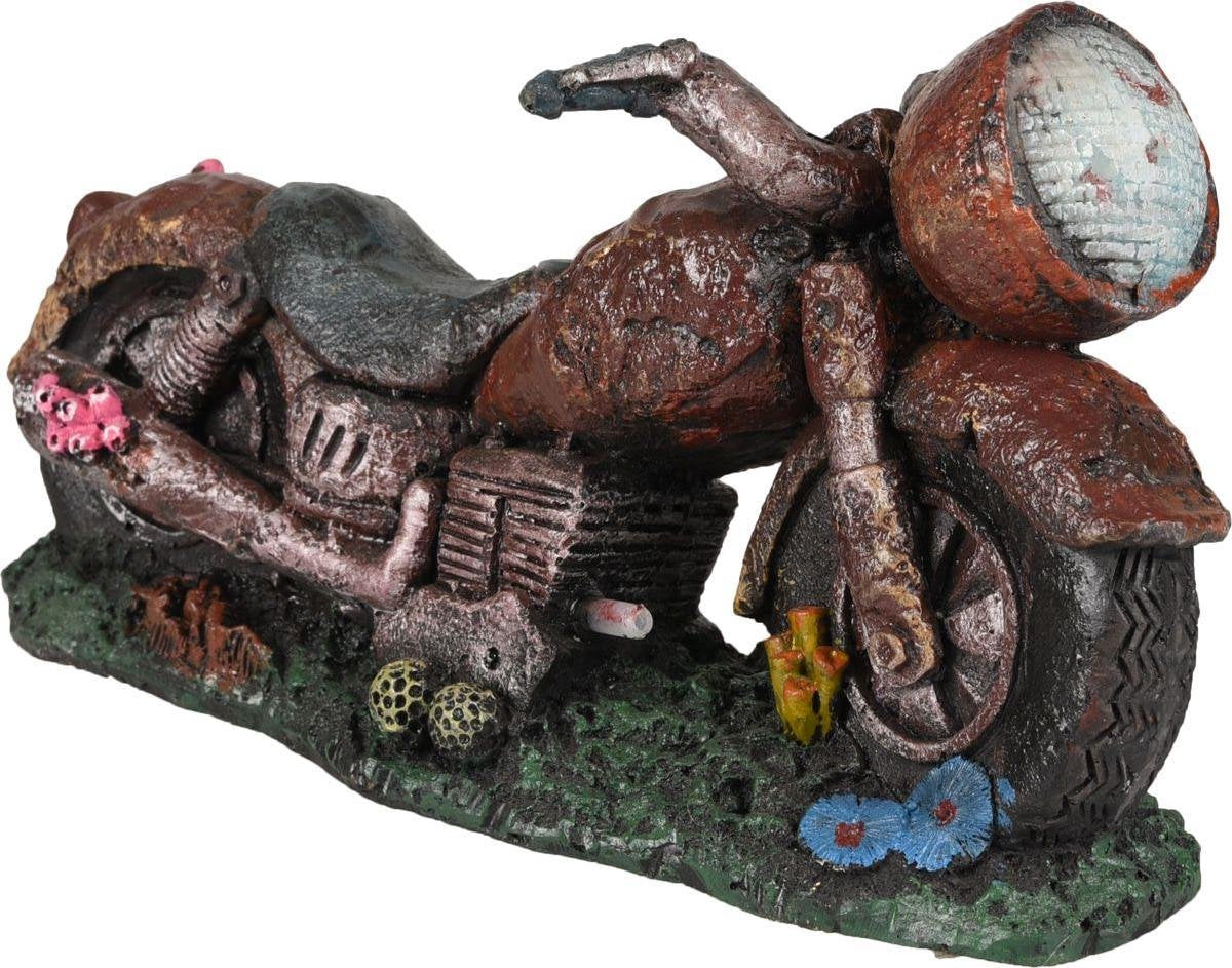 Aquarium decoratie Hektor Vintage Motor - 24 x 12 x 13 cm