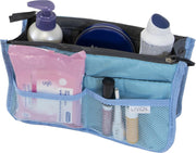Bag in Bag Tas Organizer 11 vakken en ritssluiting - Licht blauw
