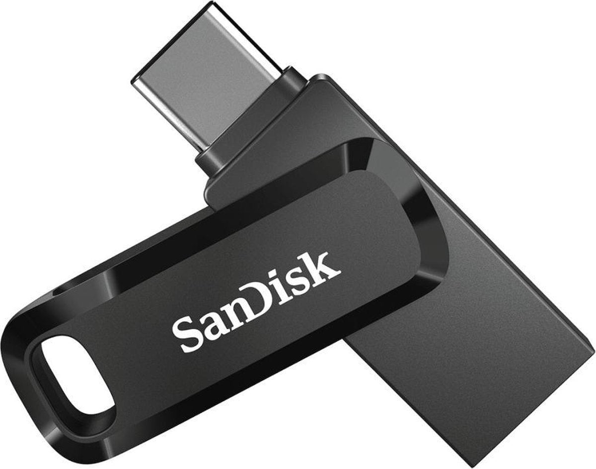 SanDisk Ultra™ Dual Drive Go USB-stick smartphone/tablet Zwart 32 GB USB 3.2 Gen 1 (USB 3.0)
