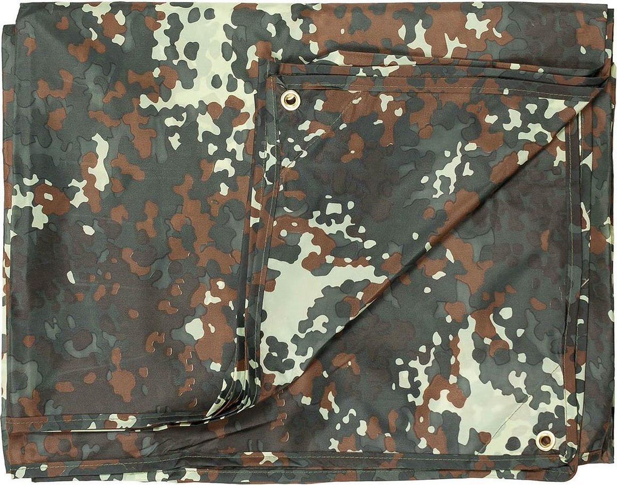 MFH - Leger Dekzeil "Tarp" - BW Flecktarn Camouflage